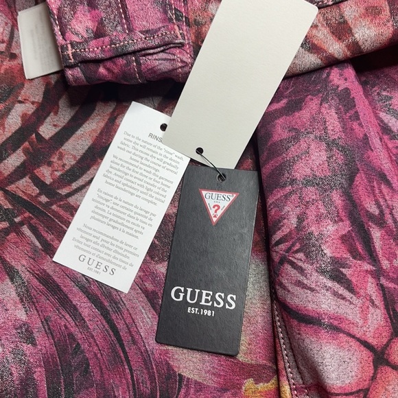 GUESS 1981 Printed Skinny Jeans Size 25 - Picture 6 of 11